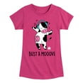 thumbnail image 1 of Case IH - Bust A Mooove - Toddler Girls Short Sleeve Graphic T-Shirt, 1 of 4