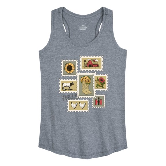 Case IH - CNH Farm Stamps - Women's Racerback Graphic Tank