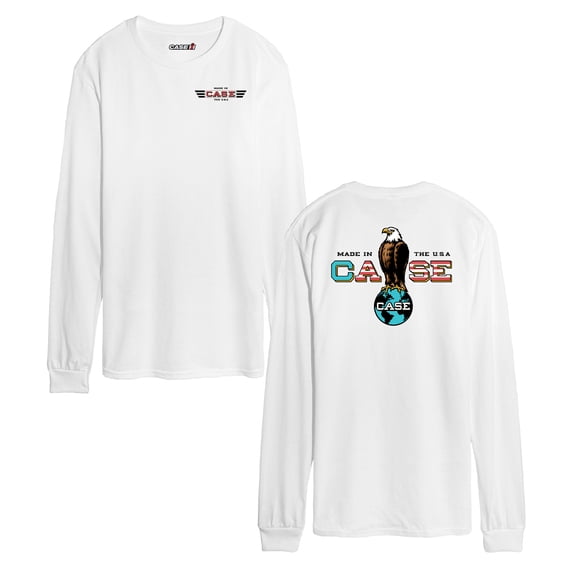 Case IH - CNH Old Abe - Men's Long Sleeve Graphic T-Shirt