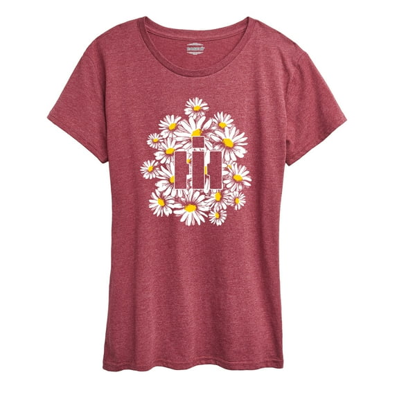 Case IH - Classic Logo Daisy Knock Out - Women's Short Sleeve Graphic T-Shirt