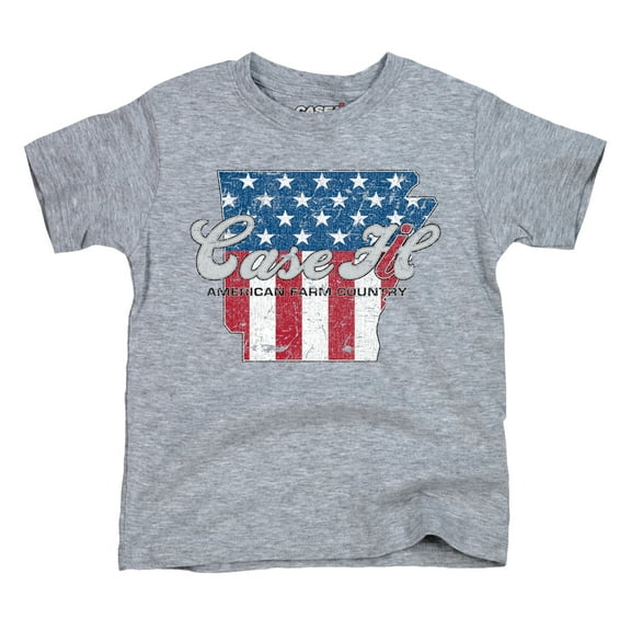Case IH Country Patriotic AR - CASE IH Toddler Short Sleeve Graphic T-Shirt