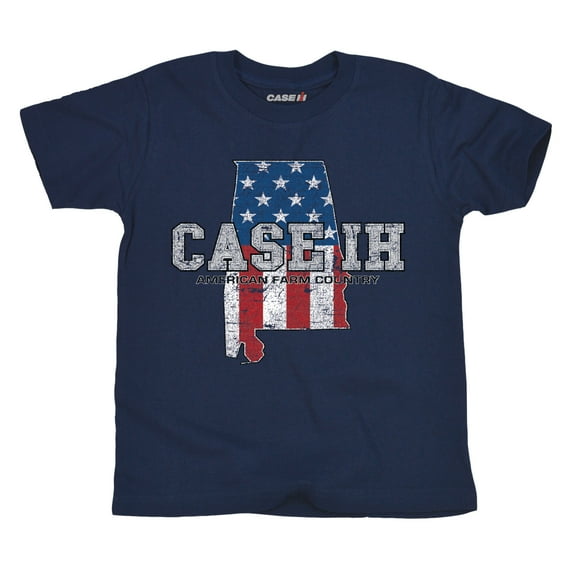 Case IH Country Patriotic Al - CASE IH Toddler Short Sleeve Graphic T-Shirt