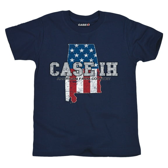 Case IH Country Patriotic Al - CASE IH Youth Short Sleeve Graphic T-Shirt