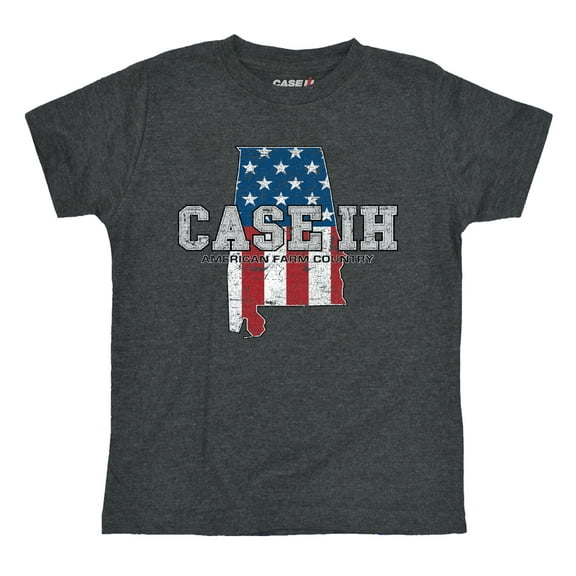 Case IH Country Patriotic Al - CASE IH Youth Short Sleeve Graphic T-Shirt