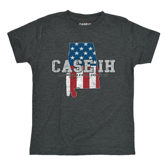 Case IH Country Patriotic Al - CASE IH Youth Short Sleeve Graphic T-Shirt