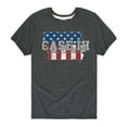 thumbnail image 1 of Case IH Country Patriotic IA - CASE IH Youth Short Sleeve Graphic T-Shirt, 1 of 4