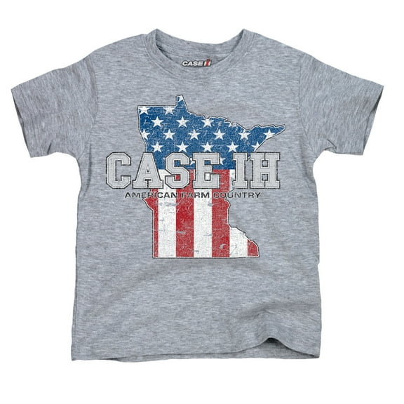 Case IH Country Patriotic MN - CASE IH Youth Short Sleeve Graphic T-Shirt
