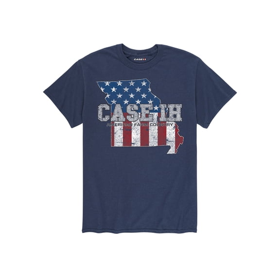 Case IH - Country Patriotic MO - Men's Short Sleeve Graphic T-Shirt