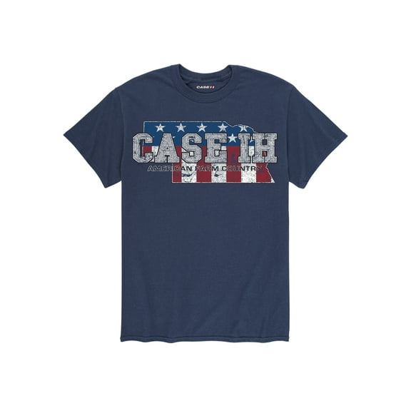 Case IH - Country Patriotic NE - Men's Short Sleeve Graphic T-Shirt