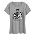 thumbnail image 1 of Case IH - Cow Print Logo - Women's Short Sleeve Graphic T-Shirt, 1 of 4