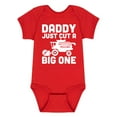 thumbnail image 1 of Case IH - Daddy Just Cut a Big One - Father's Day - Infant Baby One Piece, 1 of 4