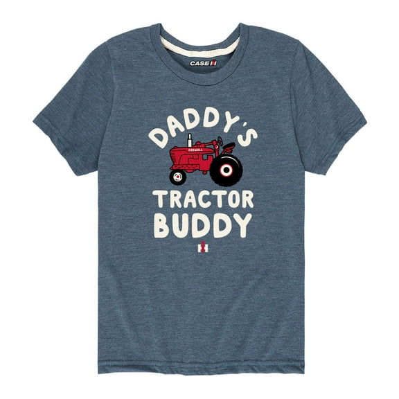 Case IH - Daddys Tractor Buddy - Toddler and Youth Short Sleeve Graphic T-Shirt