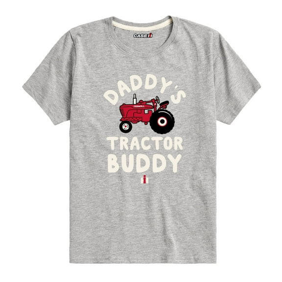 Case IH - Daddys Tractor Buddy - Toddler and Youth Short Sleeve Graphic T-Shirt