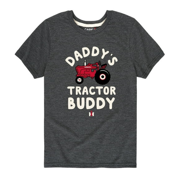 Case IH - Daddys Tractor Buddy - Toddler and Youth Short Sleeve Graphic T-Shirt