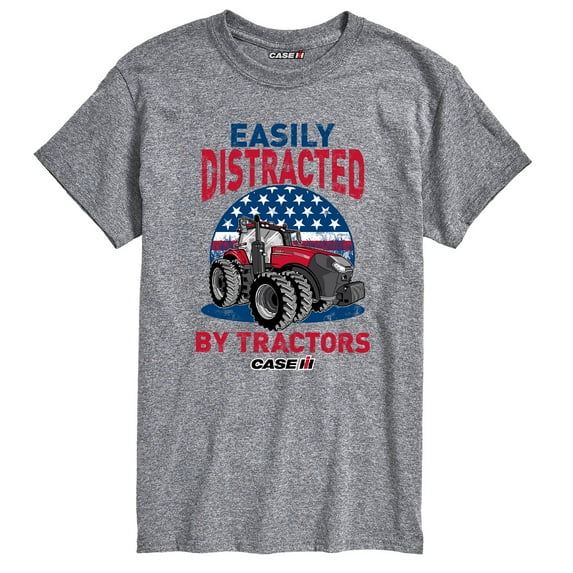 Case IH - Easily Distracted By Tractors - Men's Short Sleeve Graphic T-Shirt