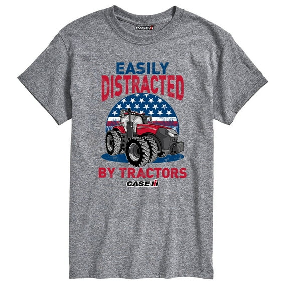 Case IH - Easily Distracted By Tractors - Men's Short Sleeve Graphic T-Shirt
