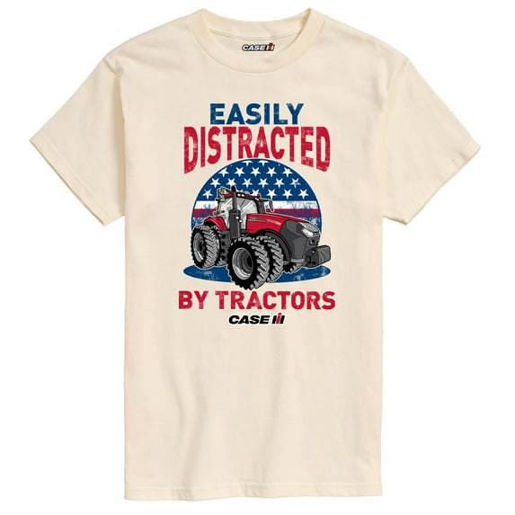 Case IH - Easily Distracted By Tractors - Men's Short Sleeve Graphic T-Shirt