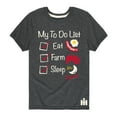 thumbnail image 1 of Case IH - Eat Farm Sleep - Youth Short Sleeve Graphic T-Shirt, 1 of 4