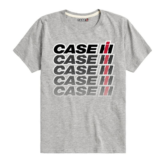 Case IH - Faded Repeat Logo - Youth Short Sleeve Graphic T-Shirt