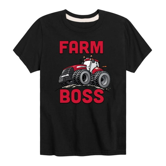 Case IH - Farm Boss - Toddler And Youth Short Sleeve Graphic T-Shirt