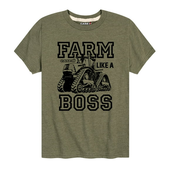Case IH - Farm Like A Boss - Youth Short Sleeve Graphic T-Shirt