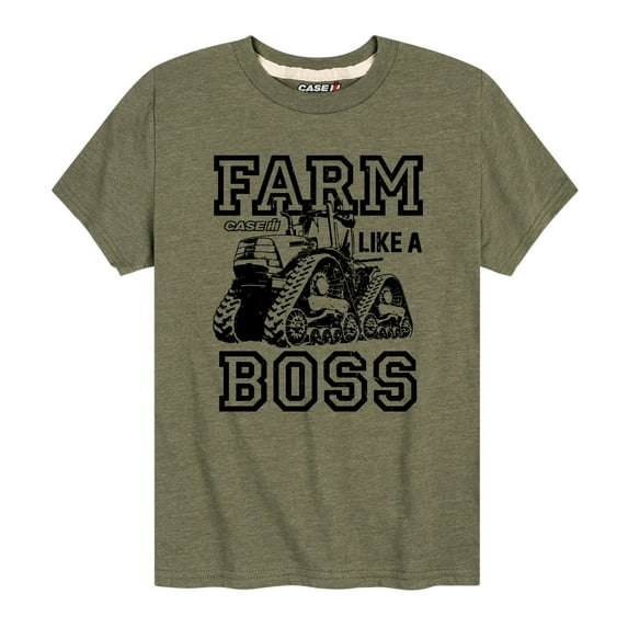 Case IH - Farm Like A Boss - Youth Short Sleeve Graphic T-Shirt