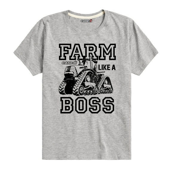 Case IH - Farm Like A Boss - Youth Short Sleeve Graphic T-Shirt