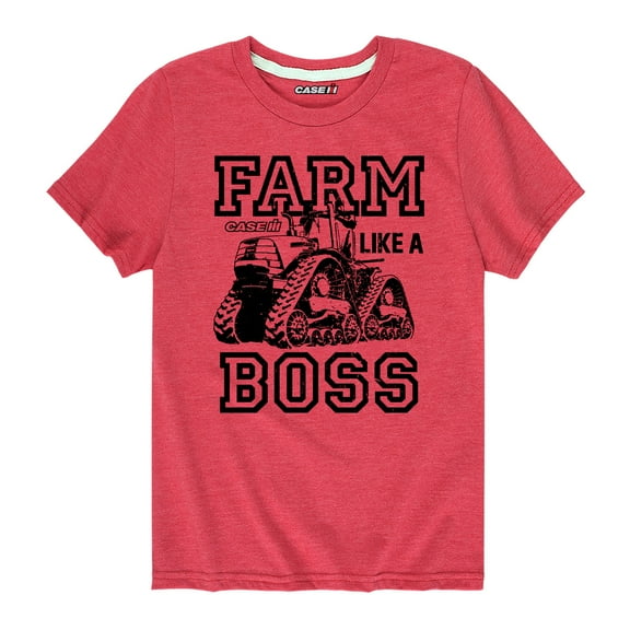 Case IH - Farm Like A Boss - Youth Short Sleeve Graphic T-Shirt