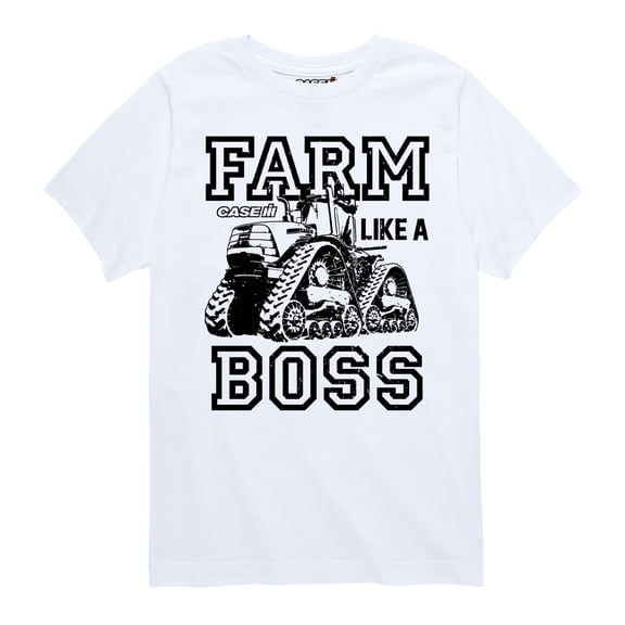 Case IH - Farm Like A Boss - Youth Short Sleeve Graphic T-Shirt