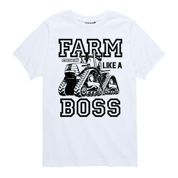 Case IH - Farm Like A Boss - Youth Short Sleeve Graphic T-Shirt