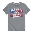 thumbnail image 1 of Case IH - Farmall Born To Farm Flag - Toddler Short Sleeve Graphic T-Shirt, 1 of 3