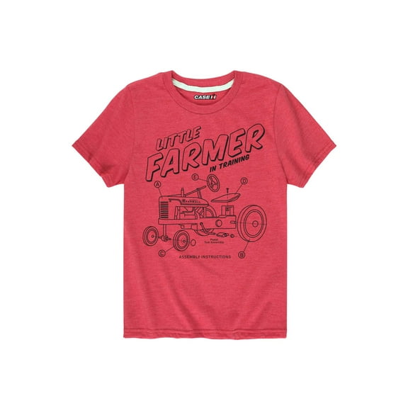 Case IH - Farmall Little Farmer In Training Instructions - Toddler Short Sleeve Graphic T-Shirt
