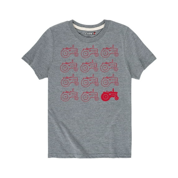 Case IH - Farmall Red Tractor Pattern - Toddler Short Sleeve Graphic T-Shirt
