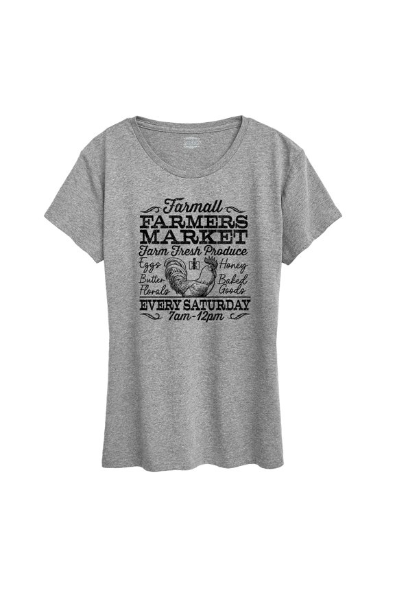 - Farmers Market - Women's Short Sleeve Graphic T-Shirt