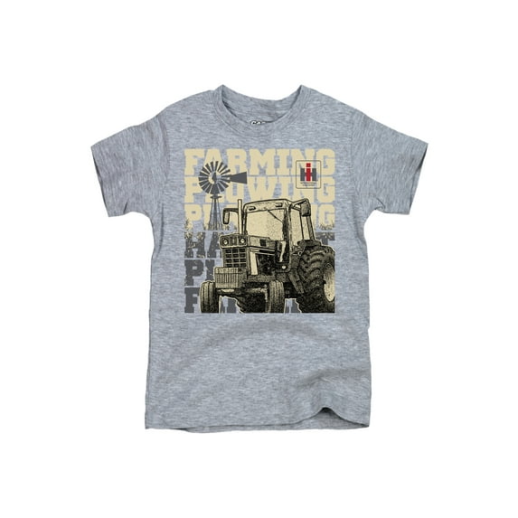 Case IH - Farming Plowing Playing -Youth Short Sleeve Graphic T-Shirt