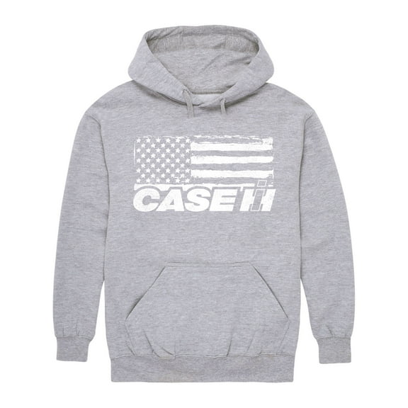 Case IH Flag - Men's Pullover Hooded Fleece Sweatshirt