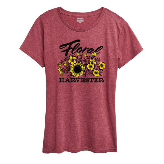 Case IH - Floral Harvester - Women's Short Sleeve Graphic T-Shirt