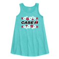 thumbnail image 1 of Case IH Floral Logo - Youth Girls A-line Dress, 1 of 5