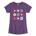 thumbnail image 1 of Case IH - Flower Pattern - Girls Fitted Short Sleeve Graphic T-Shirt, 1 of 5