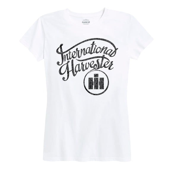 Case IH Flowing Type Black - Women's Short Sleeve Graphic T-Shirt