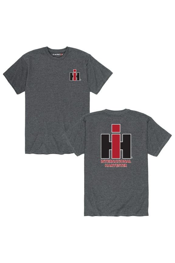 Case IH - Agriculture Logo Front and Back - Men's Short Sleeve Graphic T-Shirt