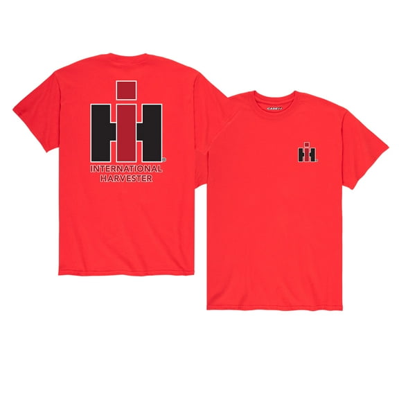Case IH - Agriculture Logo Front and Back - Men's Short Sleeve Graphic T-Shirt