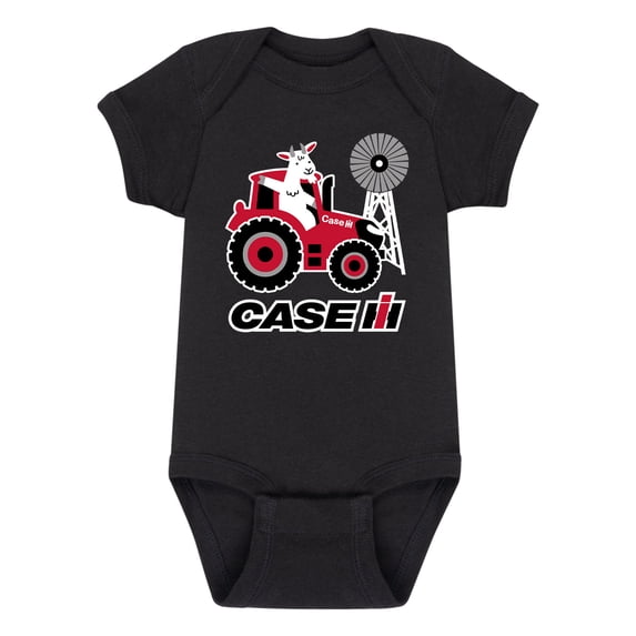 Case IH - Goat Driving Tractor - Infant Baby One Piece