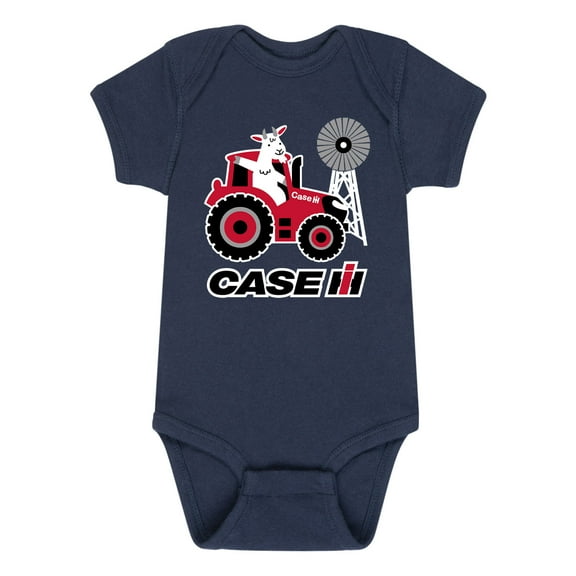 Case IH - Goat Driving Tractor - Infant Baby One Piece