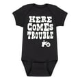 thumbnail image 1 of Case IH - Here Comes Trouble - Infant One Piece, 1 of 4