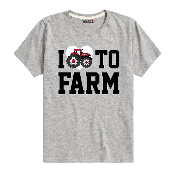 Case IH - I Love To Farm - Toddler Short Sleeve Graphic T-Shirt