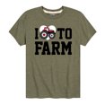 thumbnail image 1 of Case IH - I Love To Farm - Toddler Short Sleeve Graphic T-Shirt, 1 of 6