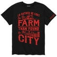 thumbnail image 1 of Case IH - I'd Rather Be Lost On The Farm - Men's Short Sleeve Graphic T-Shirt, 1 of 4