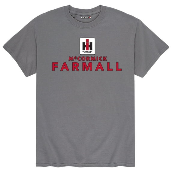 Case IH - IH Square Logo Mccormick Farmall Stack - Men's Short Sleeve Graphic T-Shirt