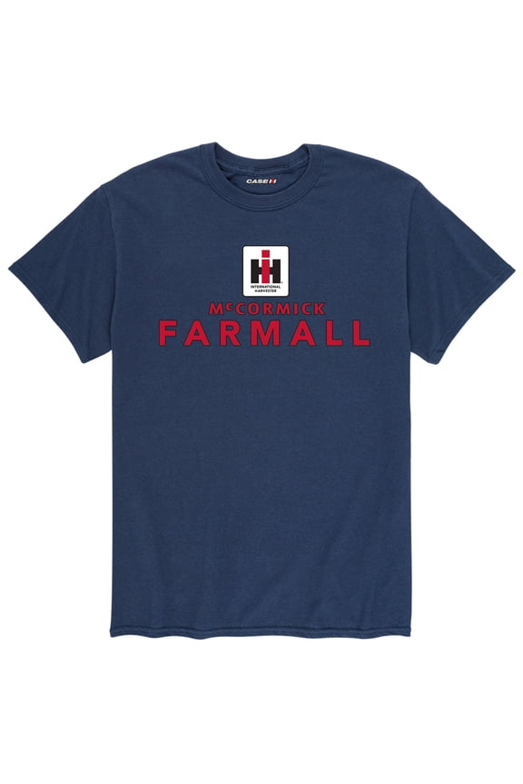 - IH Square Logo Mccormick Farmall Stack - Men's Short Sleeve Graphic T-Shirt